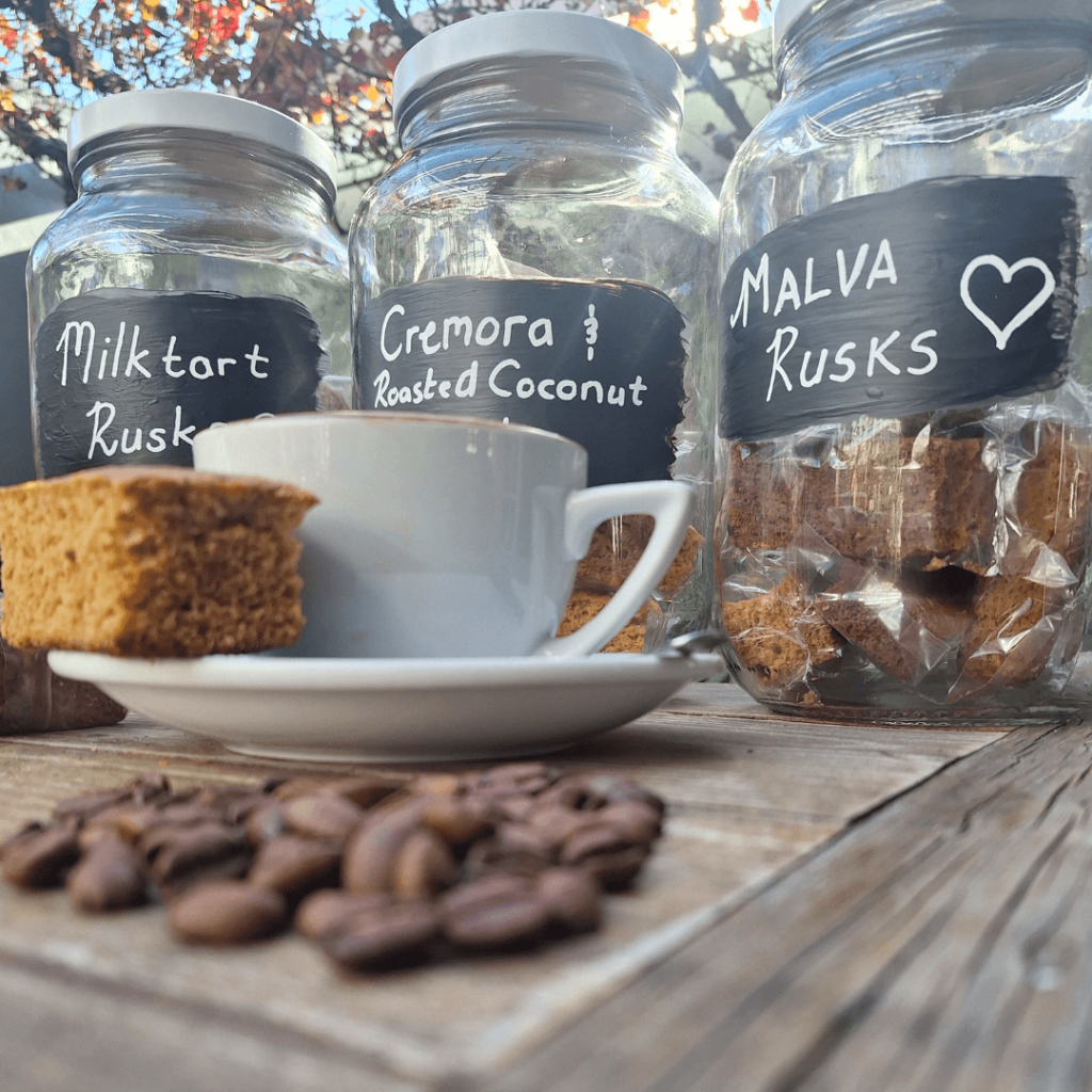 Malva Pudding Rusks | Milktart Rusks | Cremora & roasted coconut Rusks